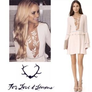 For Love and Lemons Scoop Neck Romper